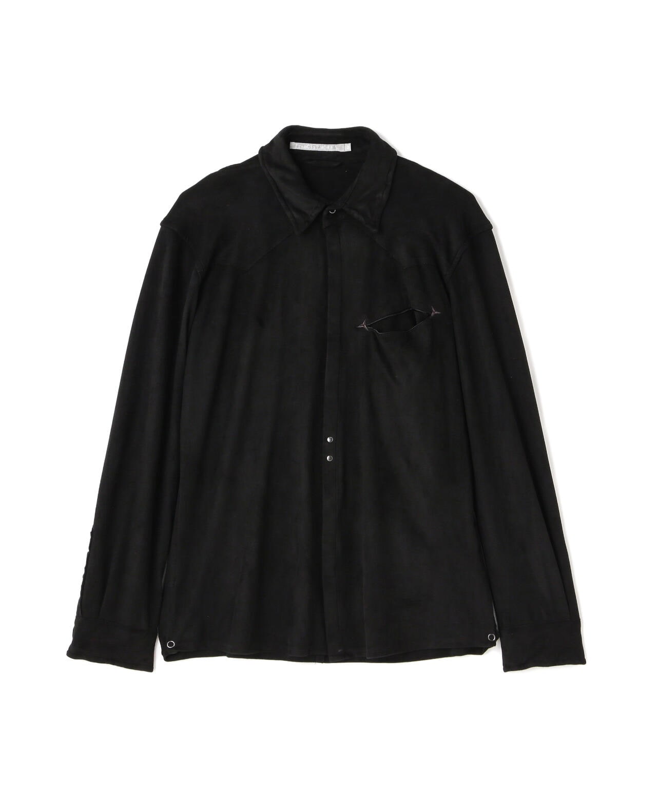 FranCisT_MOR.K.S./フランシスト モークス/ECO SUEDE WIRED HOOK SHIRT 