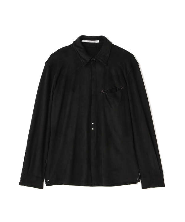 FranCisT_MOR.K.S./フランシスト モークス/ECO SUEDE WIRED HOOK SHIRT