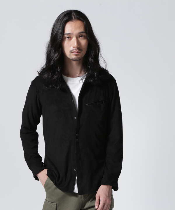 FranCisT_MOR.K.S./フランシスト モークス/ECO SUEDE WIRED HOOK SHIRT