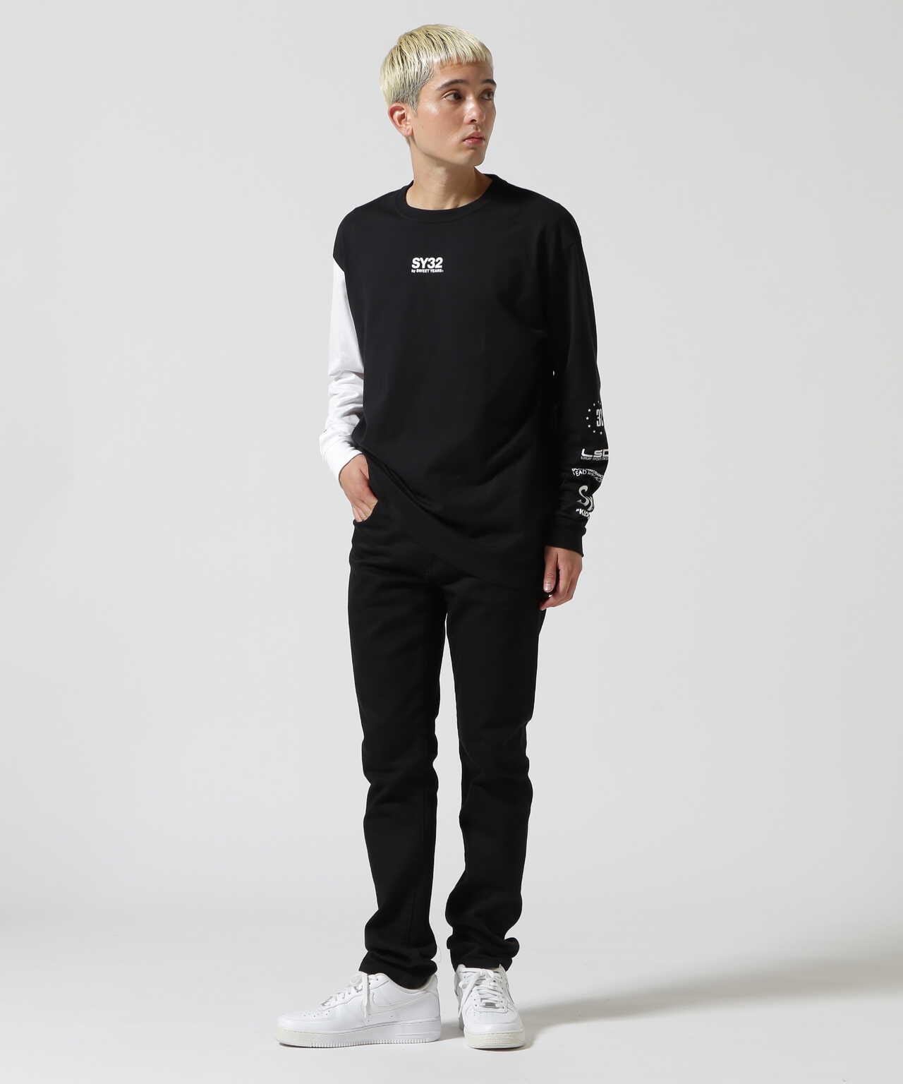 SY32 by SWEETYEARS/LOOSE SILHOUETTE MULTI LOGO 