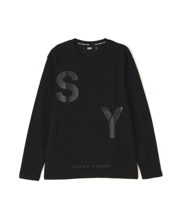 SY32 by SWEET YEARS /エスワイサーティトゥ バイ スィートイヤーズ/STENCIL LOGO L/S TEE