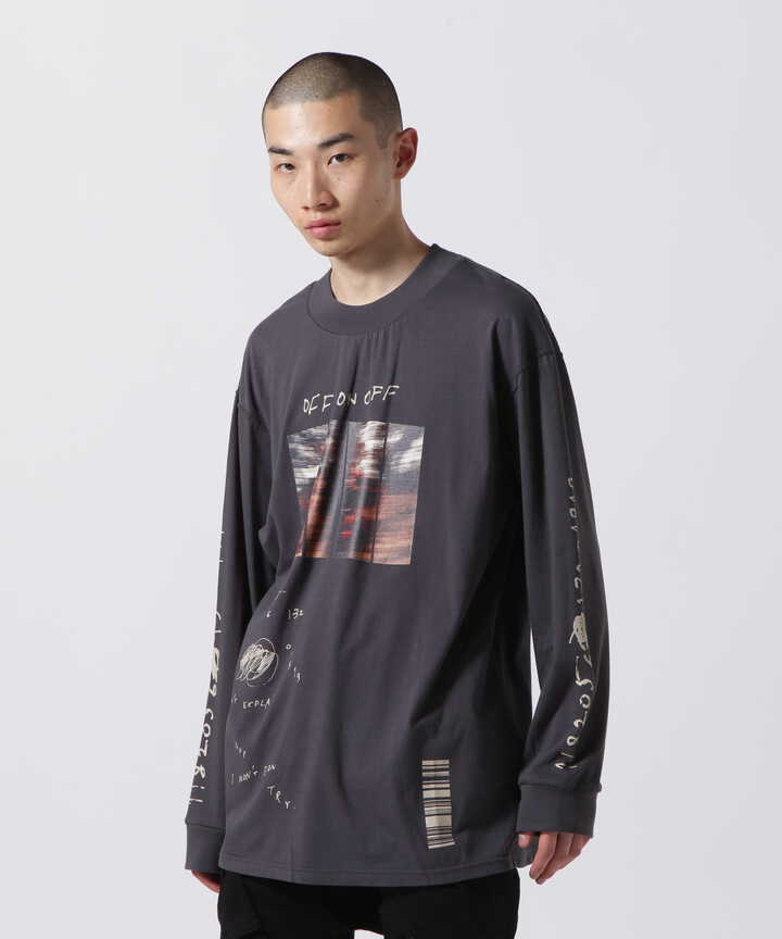 A.F ARTEFACT/Type Print Long Sleeve T-Shirt