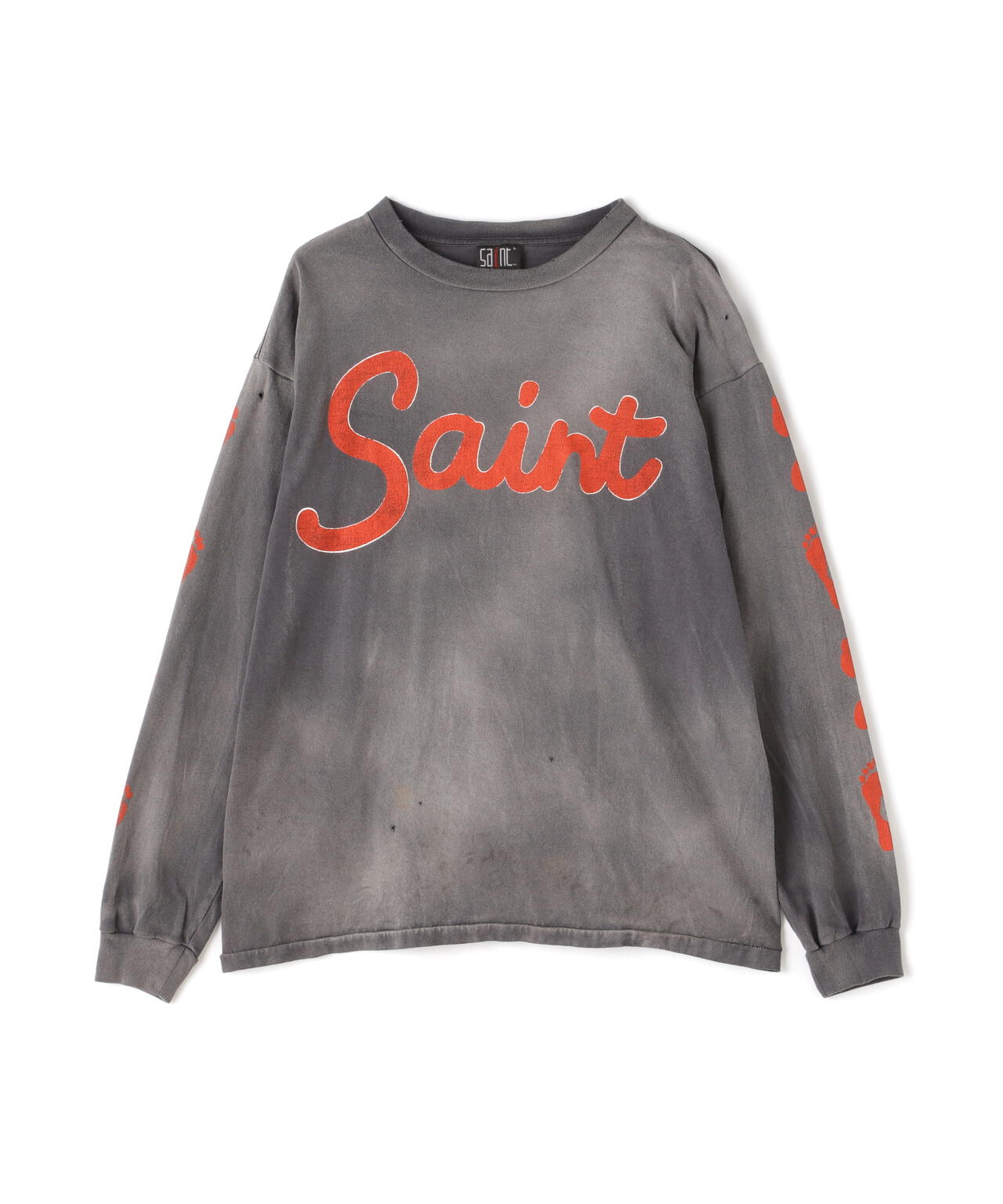 SAINT MICHAEL/セント マイケル/LS TEE/FOOT PRINT/BLACK | ROYAL ...