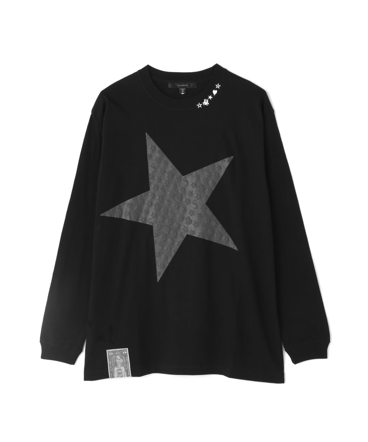 STUD MUFFIN/スタッドマフィン/★star モノグラムフォーム ロングスリーブTシャツ