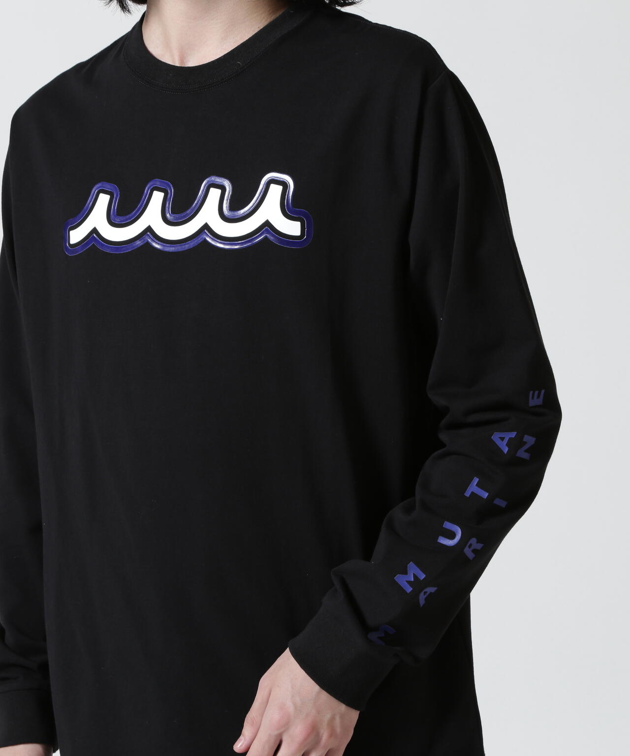 muta MARINE/ムータ マリン/Wave LONG Sleeve Tee | ROYAL FLASH