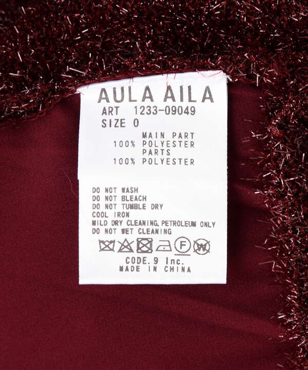 AULA AILA/アウラアイラ/別注フィルムヤーンニット