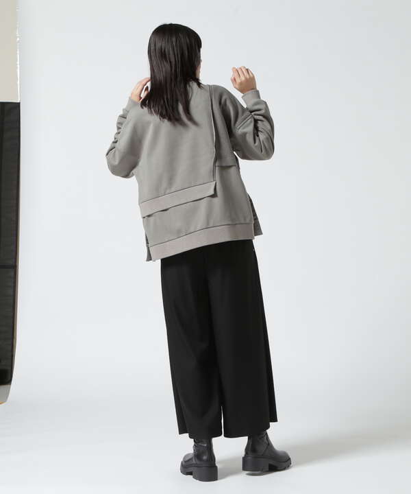 AULA AILA/アウラアイラ/ZIP CUTTING PULLOVER