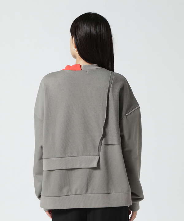 AULA AILA/アウラアイラ/ZIP CUTTING PULLOVER