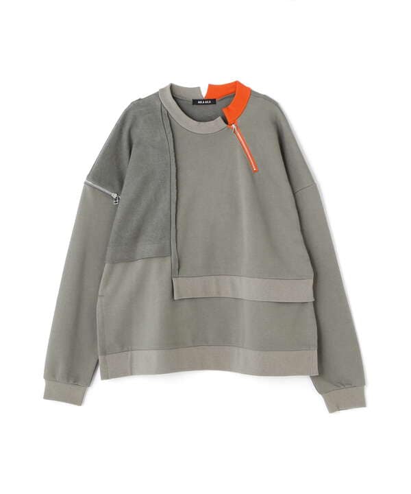 AULA AILA/アウラアイラ/ZIP CUTTING PULLOVER