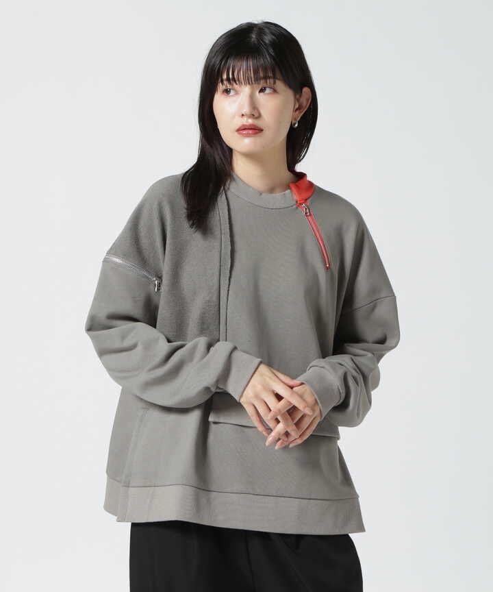 AULA AILA/アウラアイラ/ZIP CUTTING PULLOVER（7873230739