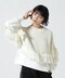 AULA AILA/アウラアイラ/FRINGE KNIT DOCKING PULLOVER