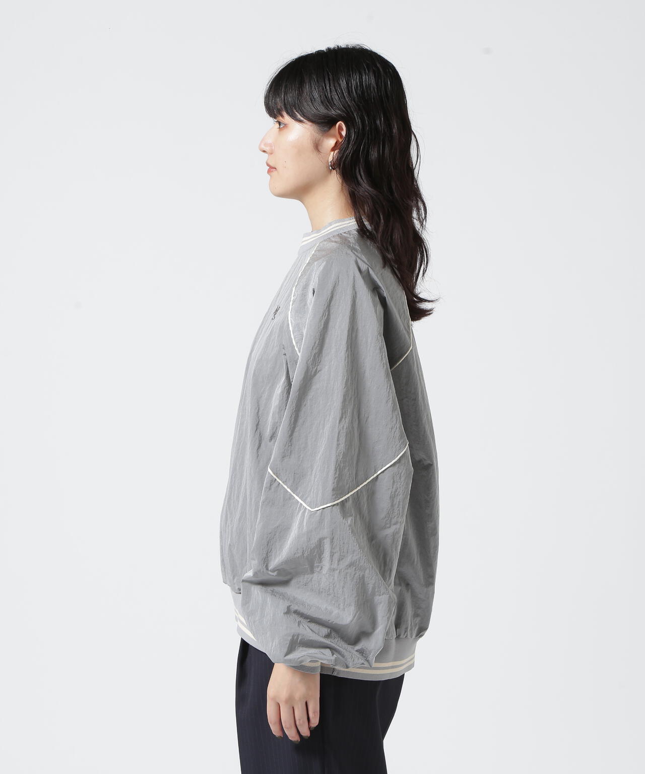 MAISON SPECIAL/メゾンスペシャル/Color Piping Nylon Top | ROYAL