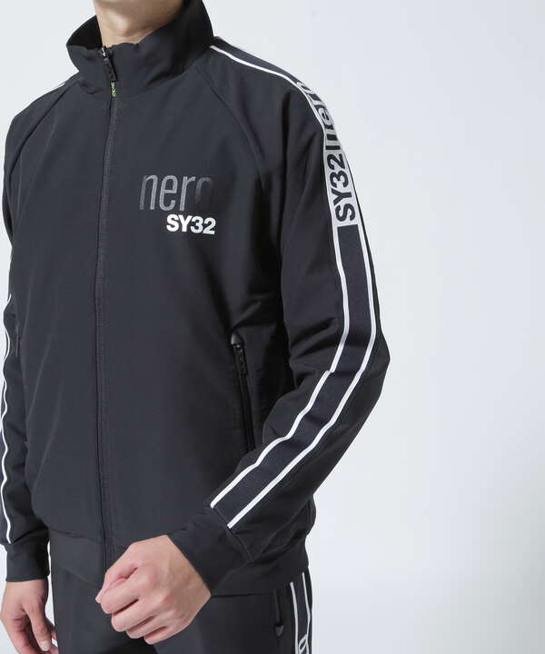 SY32 by SWEET YEARS /NERO LINE TAPE WOVEN WIND JKT