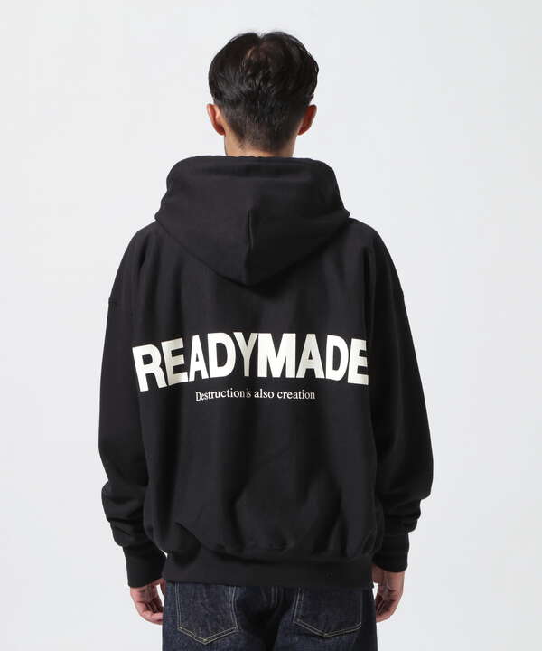 READYMADE／レディーメイド／HOODIE BLACK／SMILE／ロイヤルフラッシュ