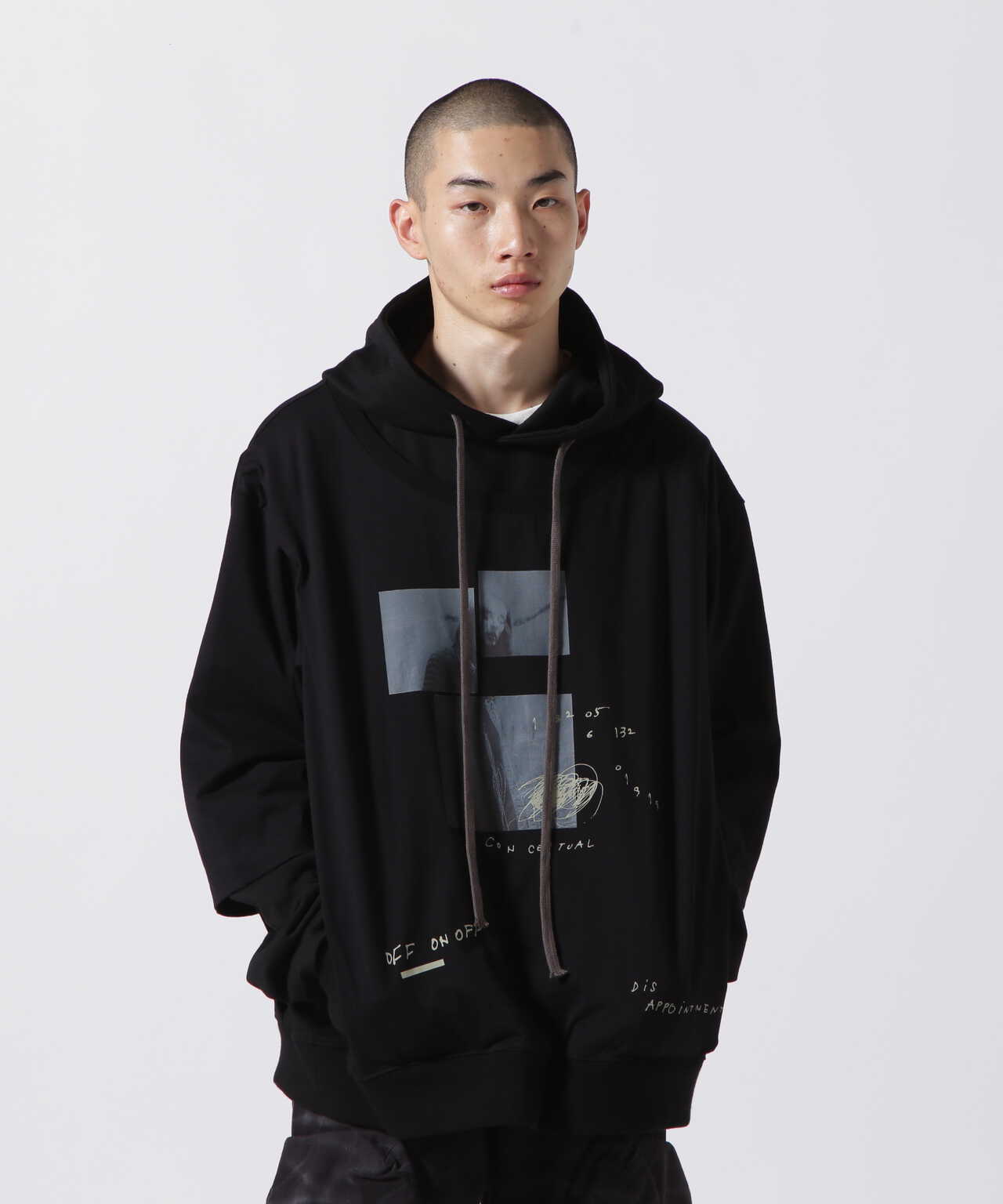 A.F ARTEFACT/Type B Layered Sweat Hoodie | ROYAL FLASH ( ロイヤル