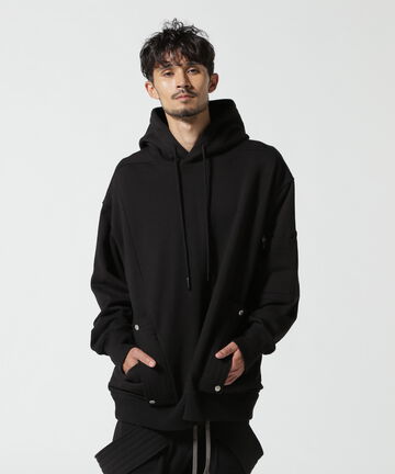 A.F ARTEFACT/エーエフ・アーティファクト/Sweat Military Hoodie/ag-8025