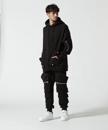 A.F ARTEFACT/エーエフ・アーティファクト/Sweat Military Hoodie/ag-8025
