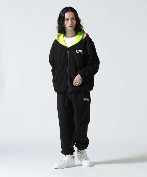 SY32 by SWEET YEARS/エスワイサーティトゥ バイ スィートイヤーズ/REVERSIBLE FLEECE ZIP HOOD