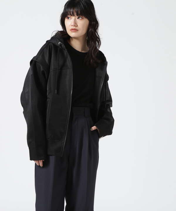 MAISON SPECIAL/メゾンスペシャル/2way See-through Hoodie