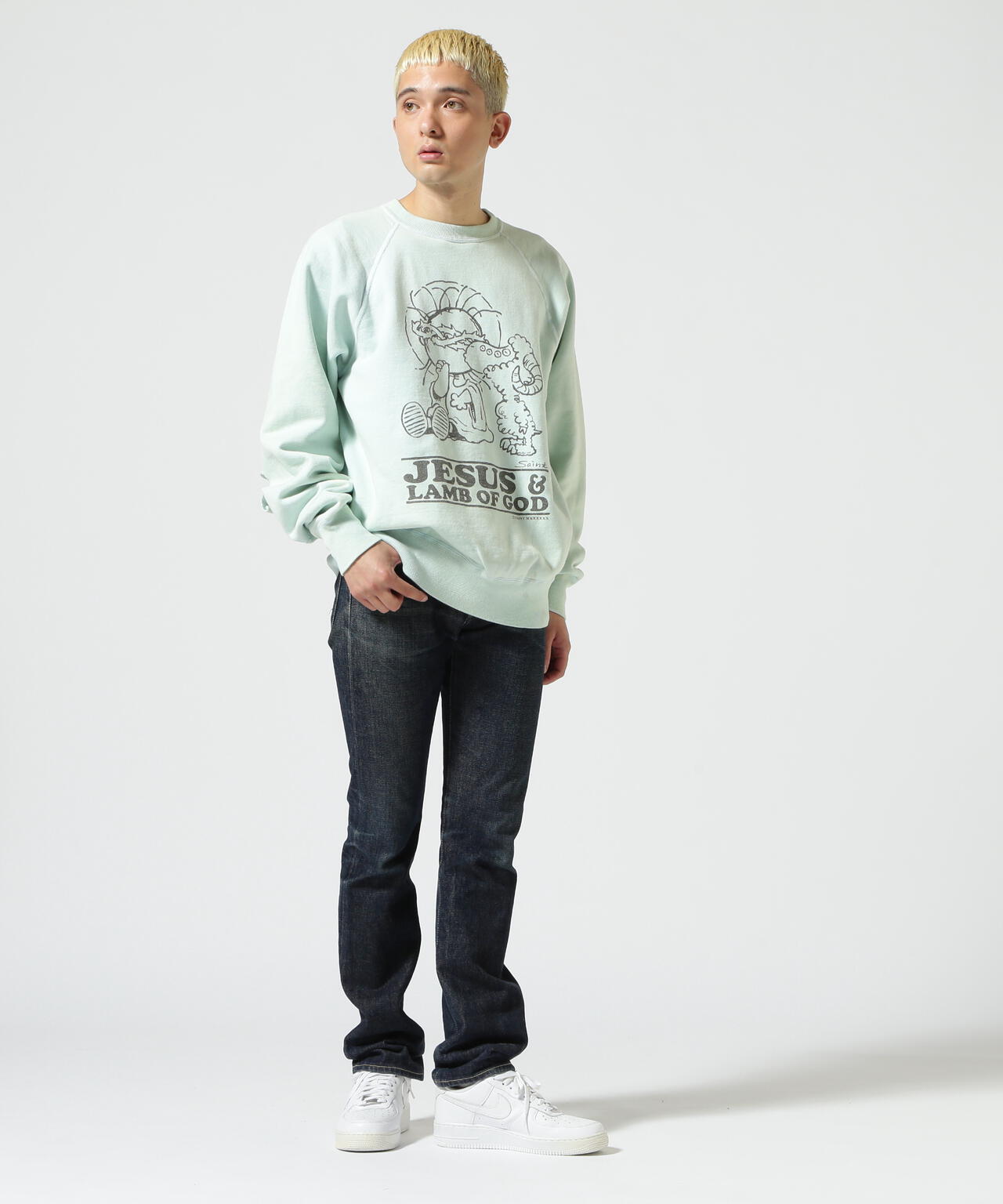 SAINT MICHAEL Crw n swt/michael 新品 新作-