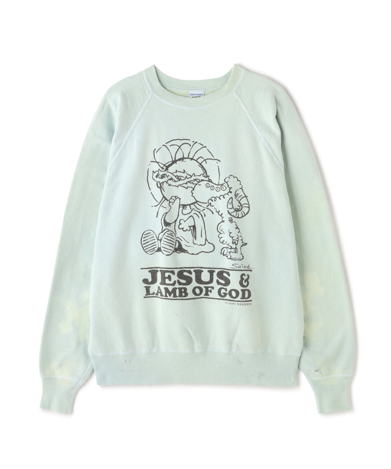 SAINT MICHAEL/セント マイケル/CRW N SWT/JESUS/BLUE | ROYAL FLASH ...