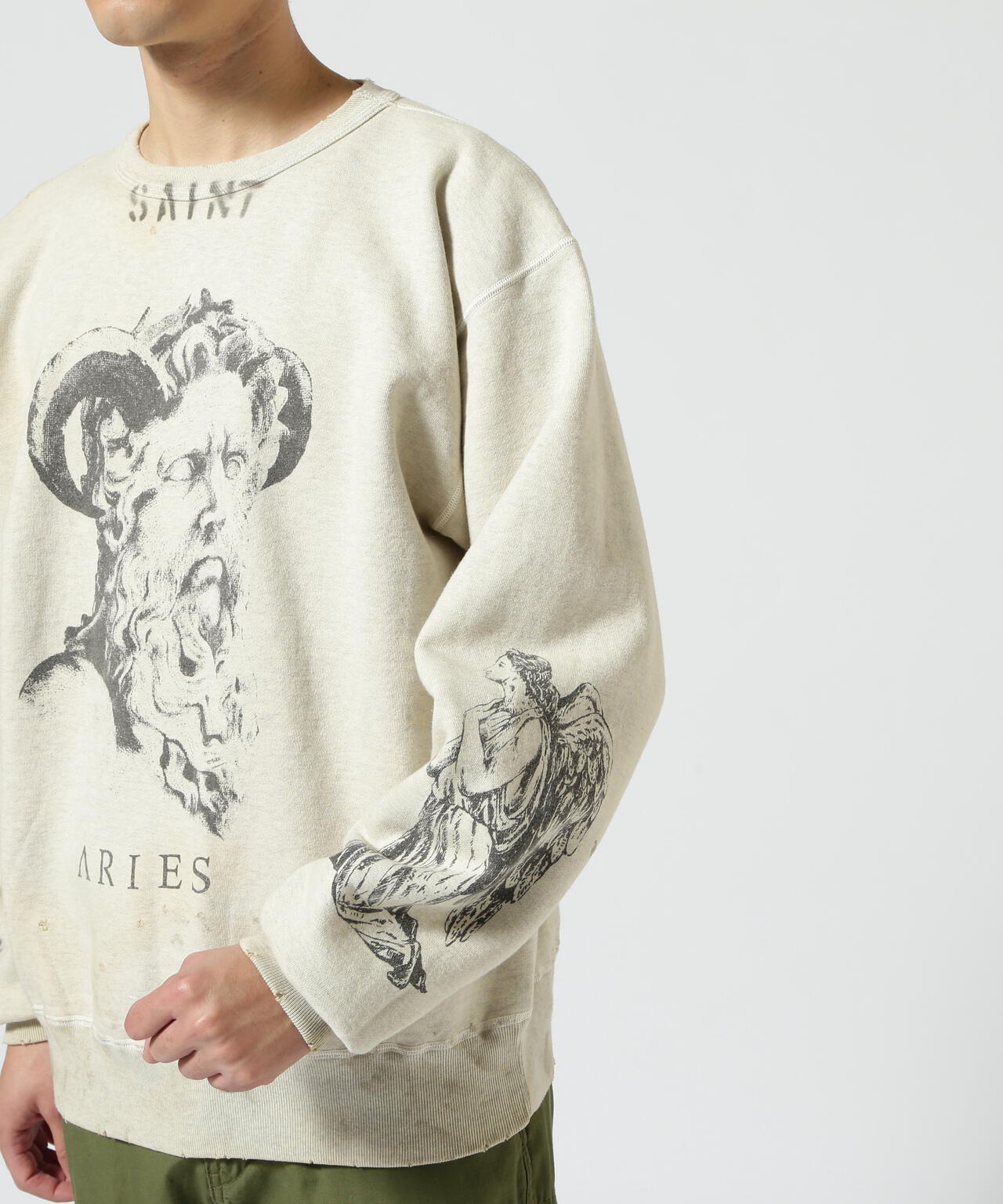 新品 SAINT MICHAEL セントマイケル スウェット Aries M