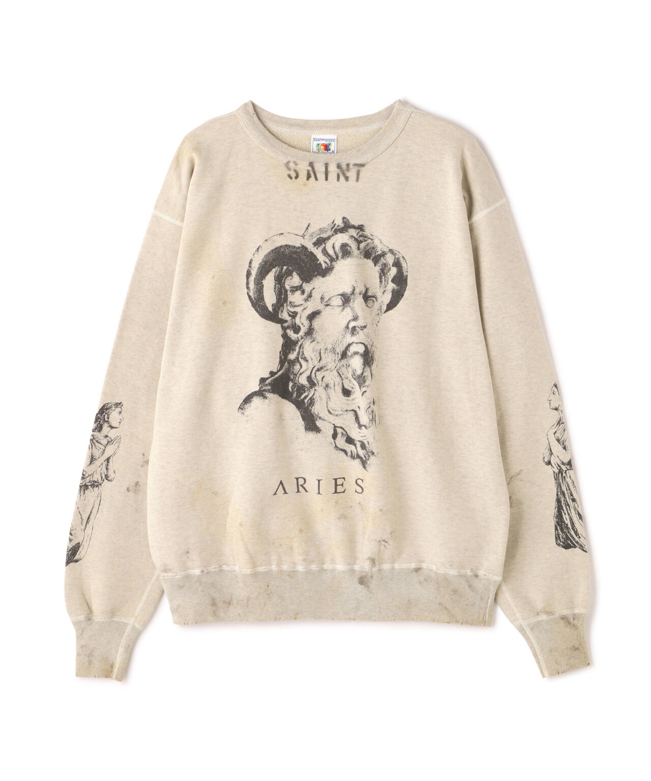 7,755円新品 SAINT MICHAEL セントマイケル スウェット Aries M