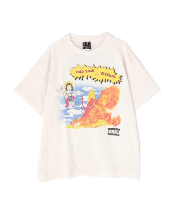 SAINT MICHAEL/セント マイケル/SS TEE/TIME IS ETRNL/WHT