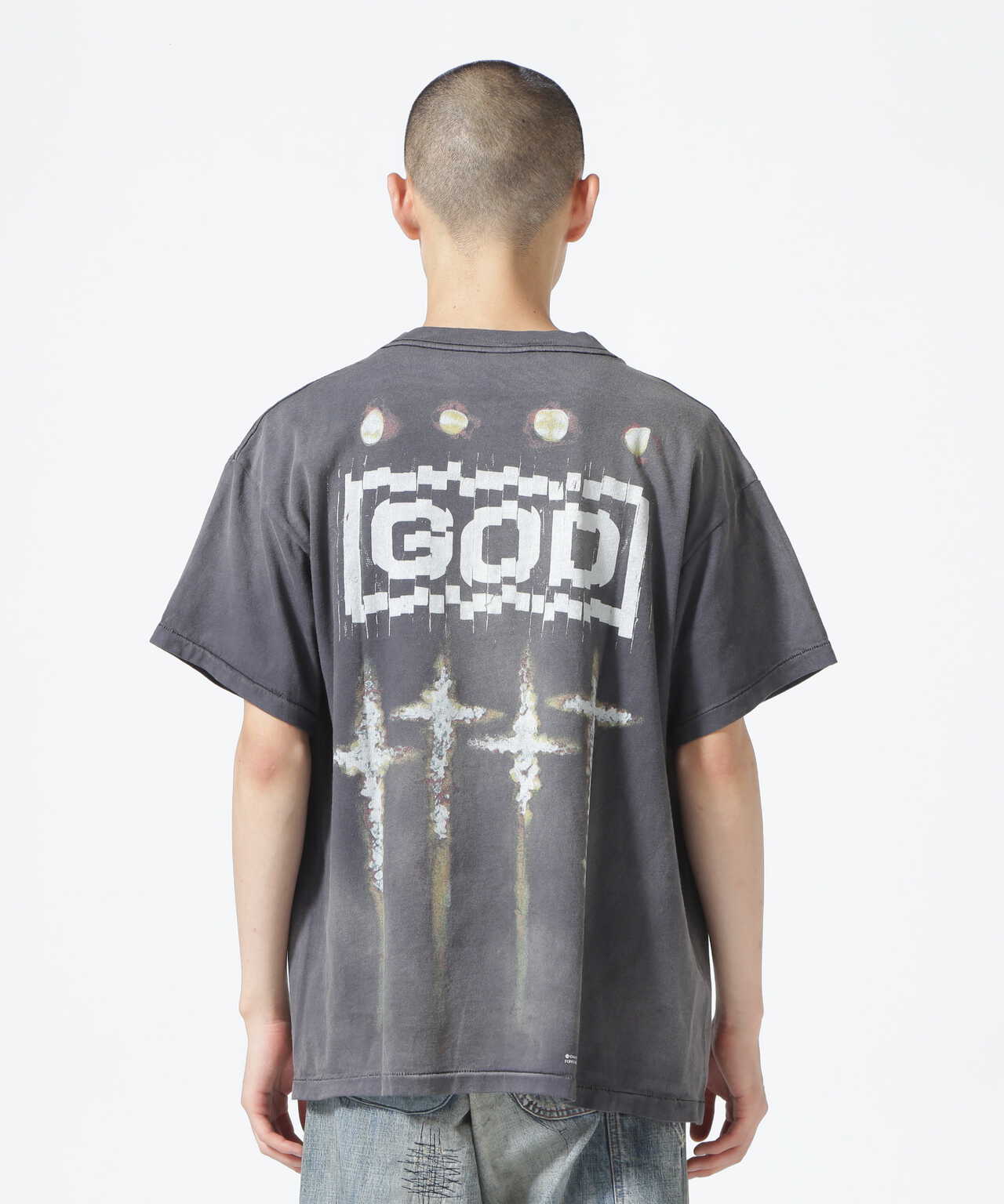 SAINT MICHAEL/セント マイケル×フォーサムワン/FS_SS T-SHIRT/GOD ...