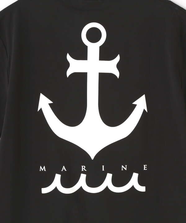 muta MARINE/ムータ マリン/marine シルクプリントＴシャツ