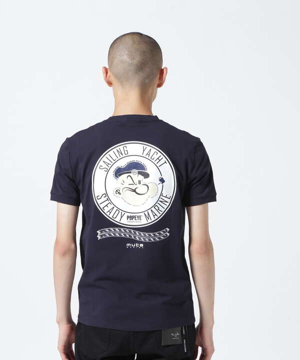 muta MARINE/ムータ マリン/POPEYE meets muta MARINE STEADY Tシャツ