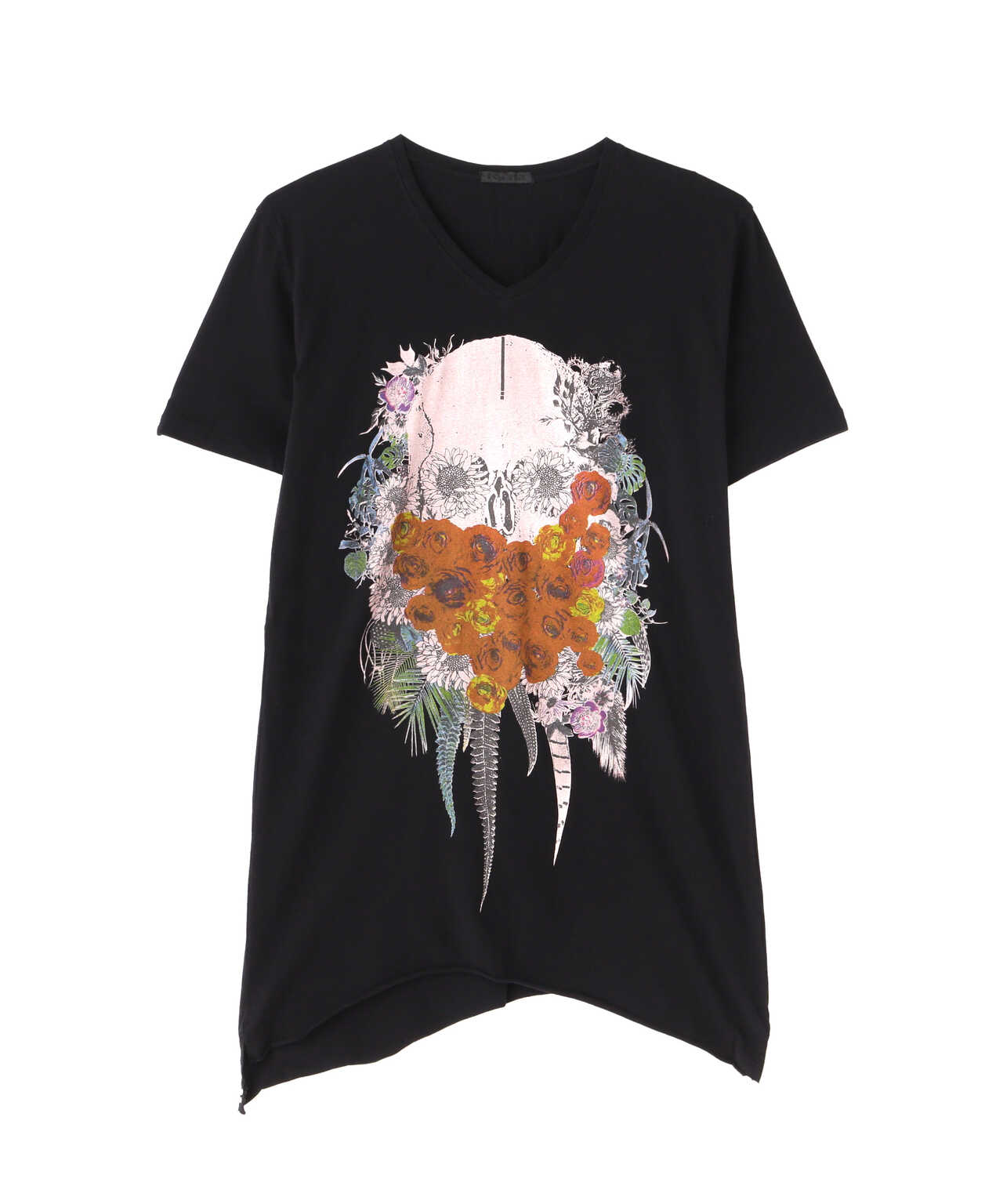 KMRii/ケムリ/別注SKULL FLOWER TEE | ROYAL FLASH ( ロイヤル