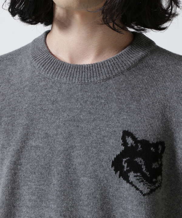 MAISON KITSUNE/メゾン キツネ/FOX HEAD INTARSIA COMFORT（7873240214