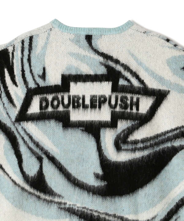 TAIN DOUBLE PUSH/ENTERPRISE MARBLE KNIT CREW