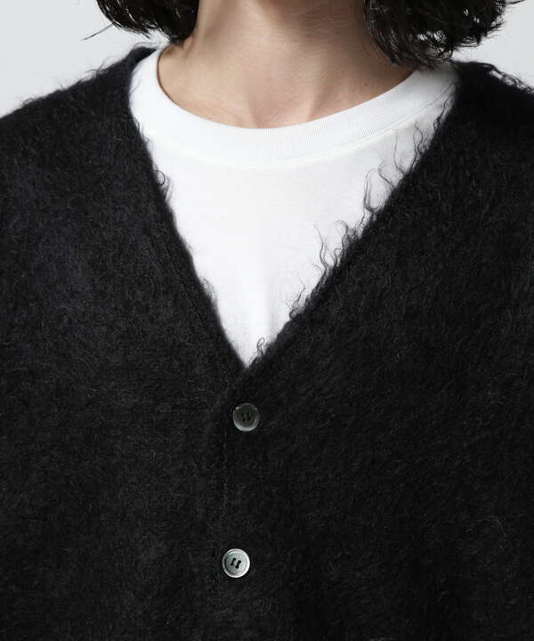 SAINT MICHAEL/セント マイケル/CARDIGAN/MOHAIR/BLACK（7873240293