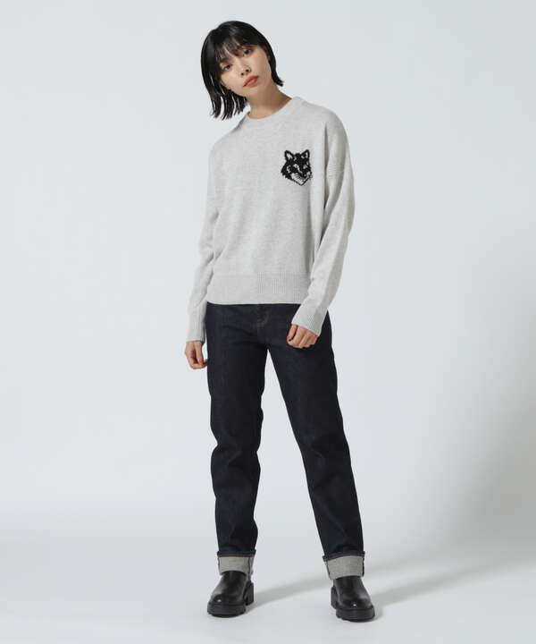 MAISON KITSUNE/メゾン キツネ/ォックスヘッド インターシャ コンフォートニット/LW00815KT1063-H120（7873245704）  | ROYAL FLASH ( ロイヤルフラッシュ ) | 【公式】通販 MIX.Tokyo