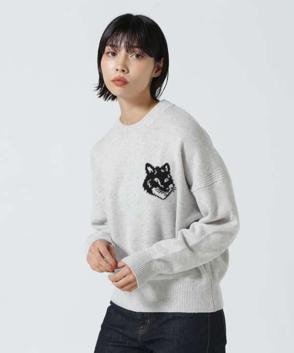 MAISON KITSUNE knit39syaecayoke - ニット/セーター