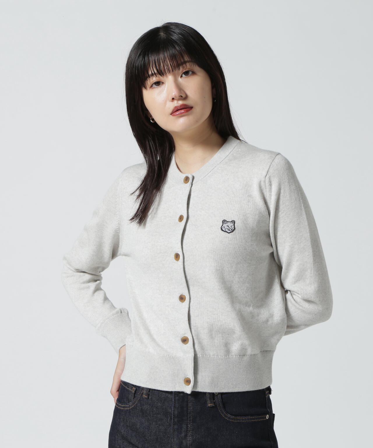 公式販売中 フォックス カーディガン MAISON KITSUNE メゾンキツネ-