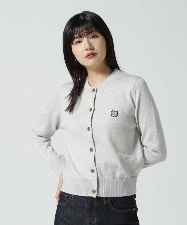 MAISON KITSUNE/メゾン キツネ/フォックスヘッド パッチ レギュラー カーディガン | ROYAL FLASH ( ロイヤルフラッシュ  ) | US ONLINE STORE（US オンラインストア）