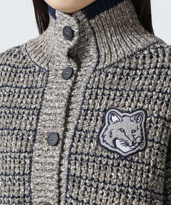 MAISON KITSUNE/メゾン キツネ/FOX HEAD CRAFTY COATIGAN（7873245707