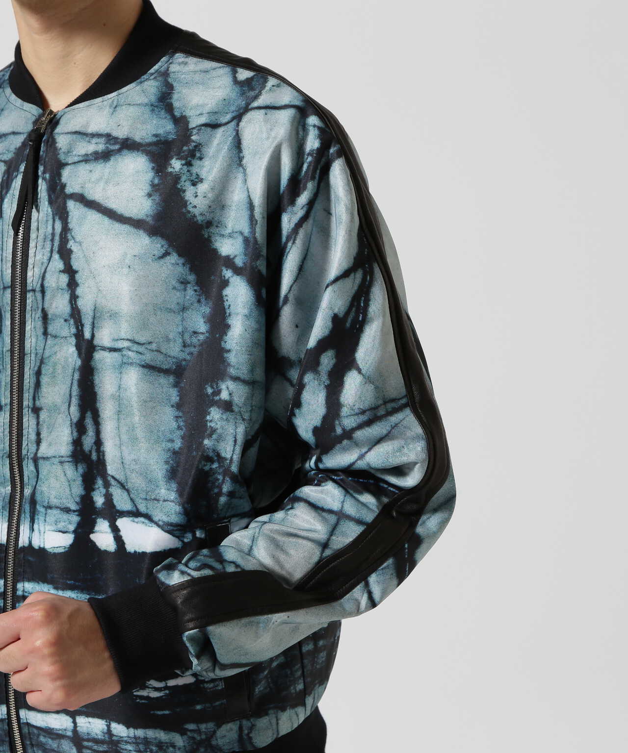 KMRii/ケムリ/Zip up Digital print dolman JACKET | ROYAL FLASH