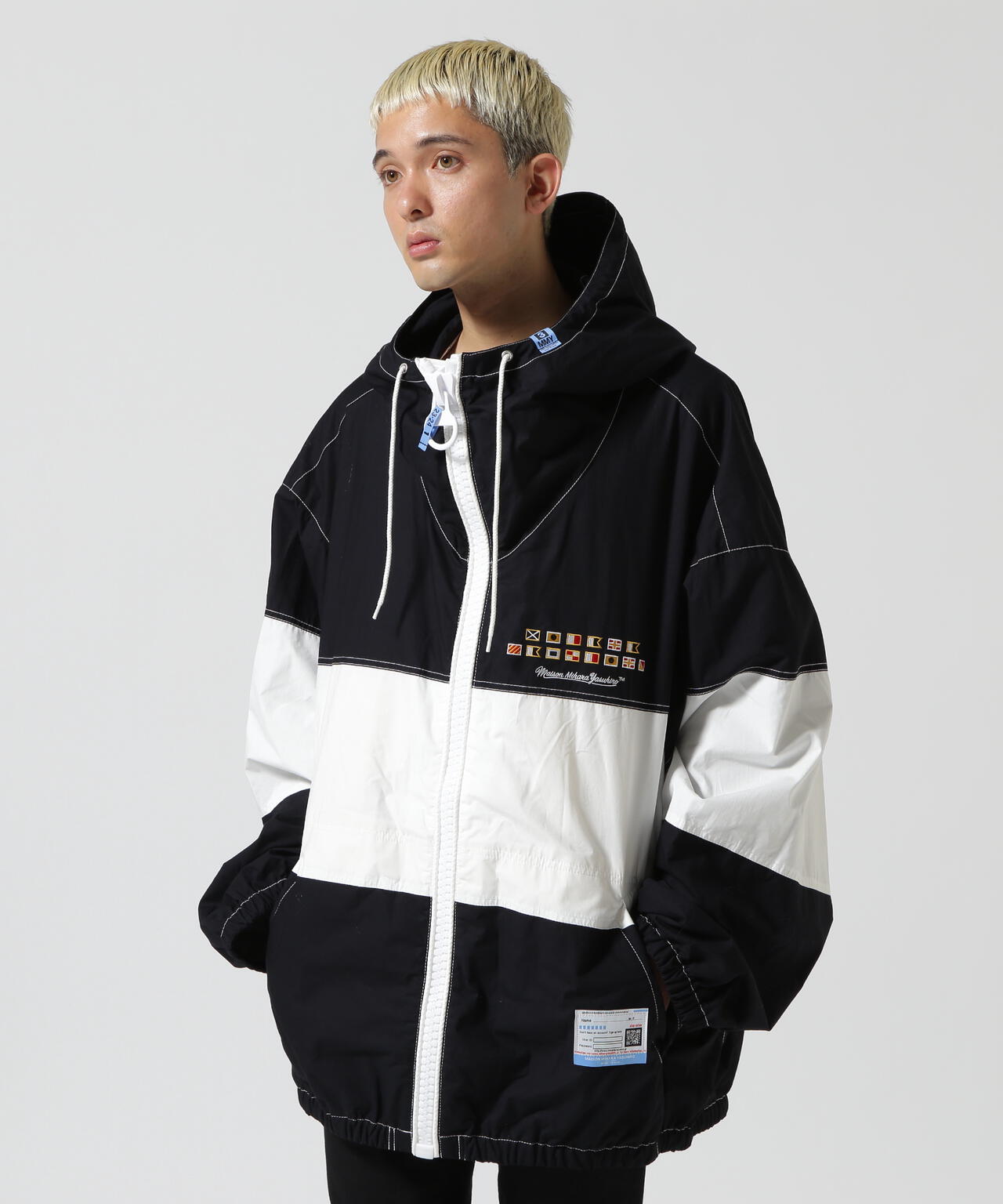 Maison MIHARAYASUHIRO/メゾン ミハラヤスヒロ/Color Blocked Sports Jacket | ROYAL FLASH  ( ロイヤルフラッシュ ) | US ONLINE STORE（US オンラインストア）