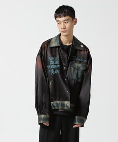 Maison MIHARAYASUHIRO/メゾンミハラヤスヒロ/BLEACHED CAR CLUB JACKET | ROYAL FLASH (  ロイヤルフラッシュ ) | US ONLINE STORE（US オンラインストア）