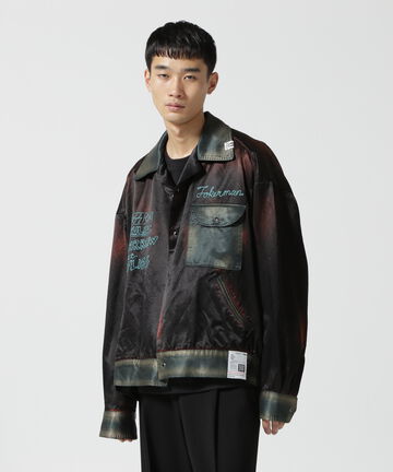 Maison MIHARAYASUHIRO/メゾンミハラヤスヒロ/BLEACHED CAR CLUB JACKET