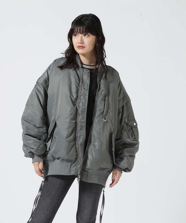 スペシャル☆極上ミンク毛皮☆リバーシブル☆本革☆bomber jacketKAオールドレザージャケット