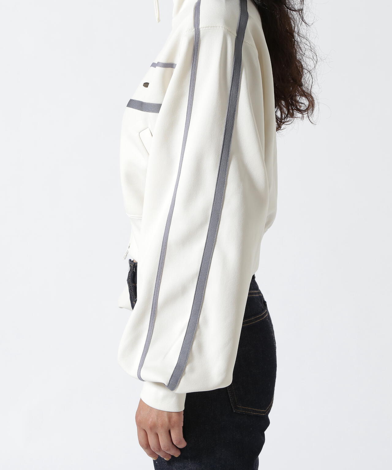 MAISON SPECIAL/メゾンスペシャル/Double Line Jersey Jacket