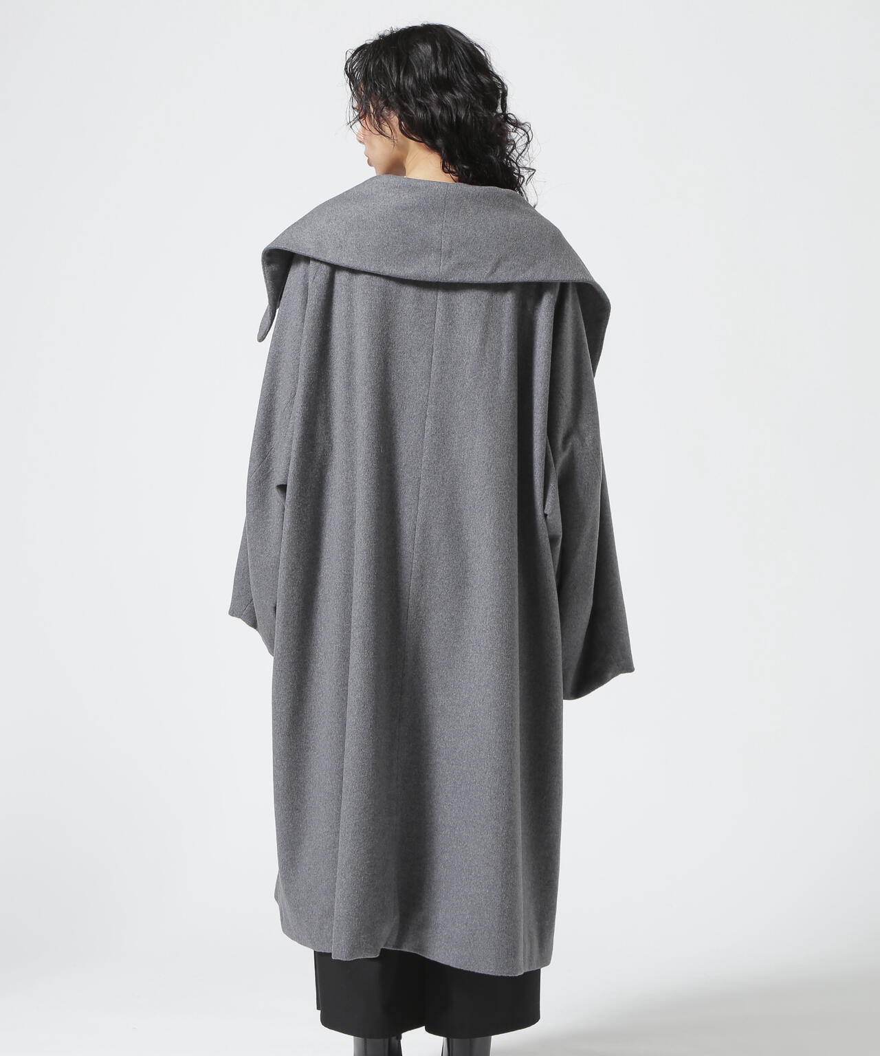 AULA/アウラ/Reverse Style Long Wool Coat