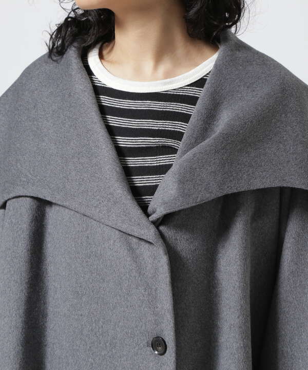 AULA/アウラ/Reverse Style Long Wool Coat