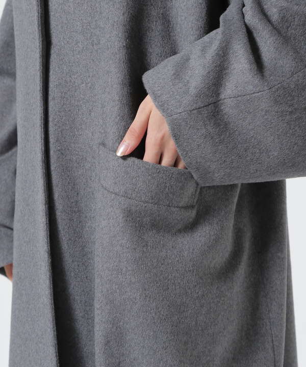 AULA/アウラ/Reverse Style Long Wool Coat