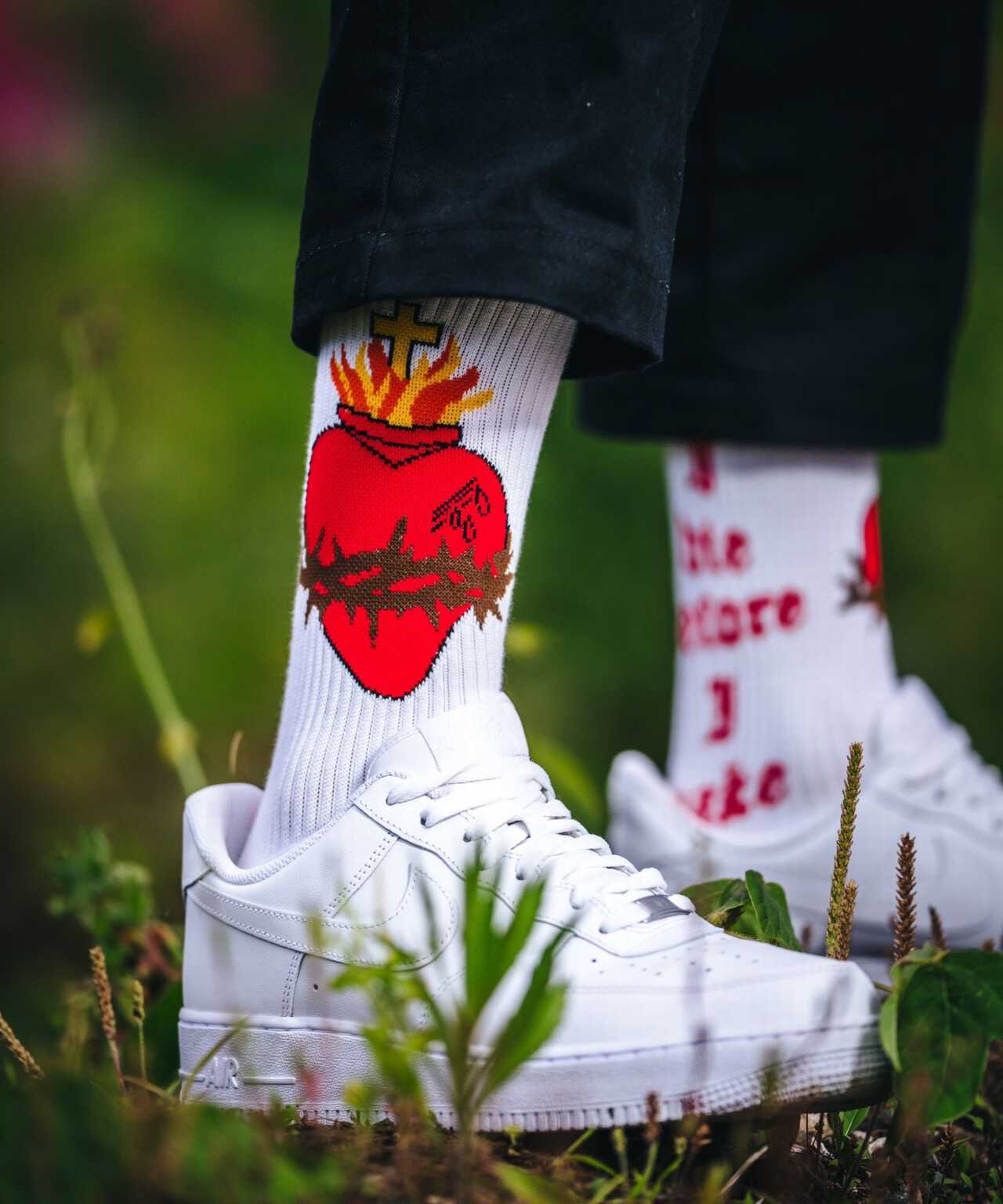 SAINT MICHAEL/セント マイケル/SOCKS/HEART/WHITE | ROYAL FLASH